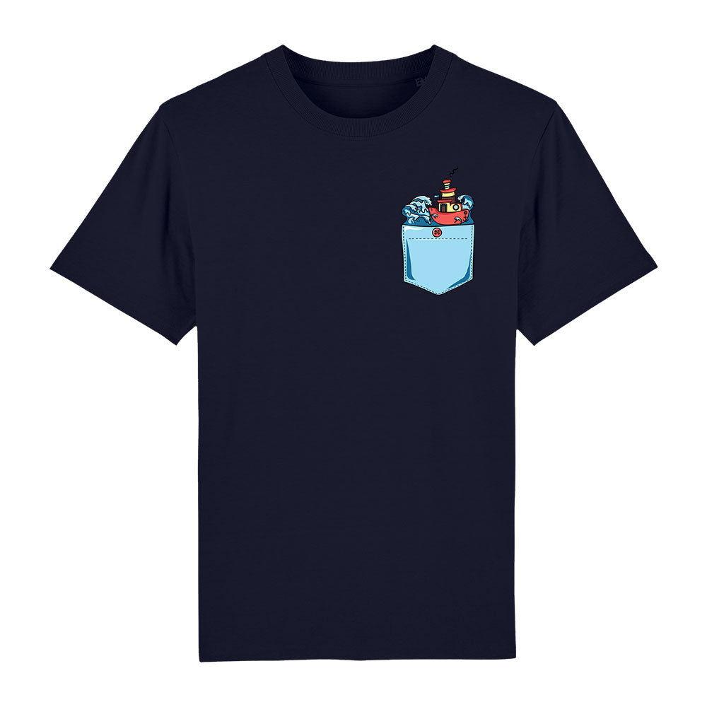 T-Shirt Angry Waves Pocket