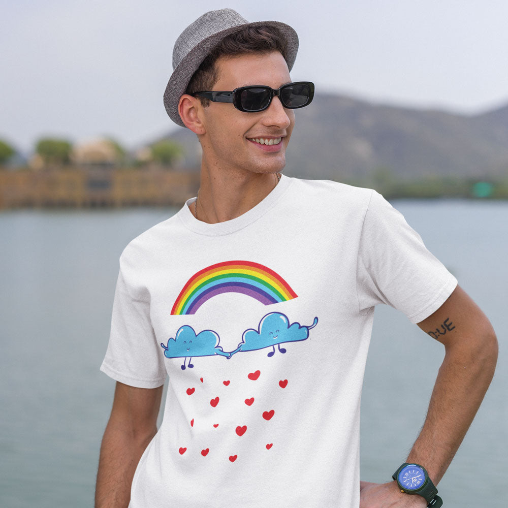 T-Shirt Rainbow Clouds