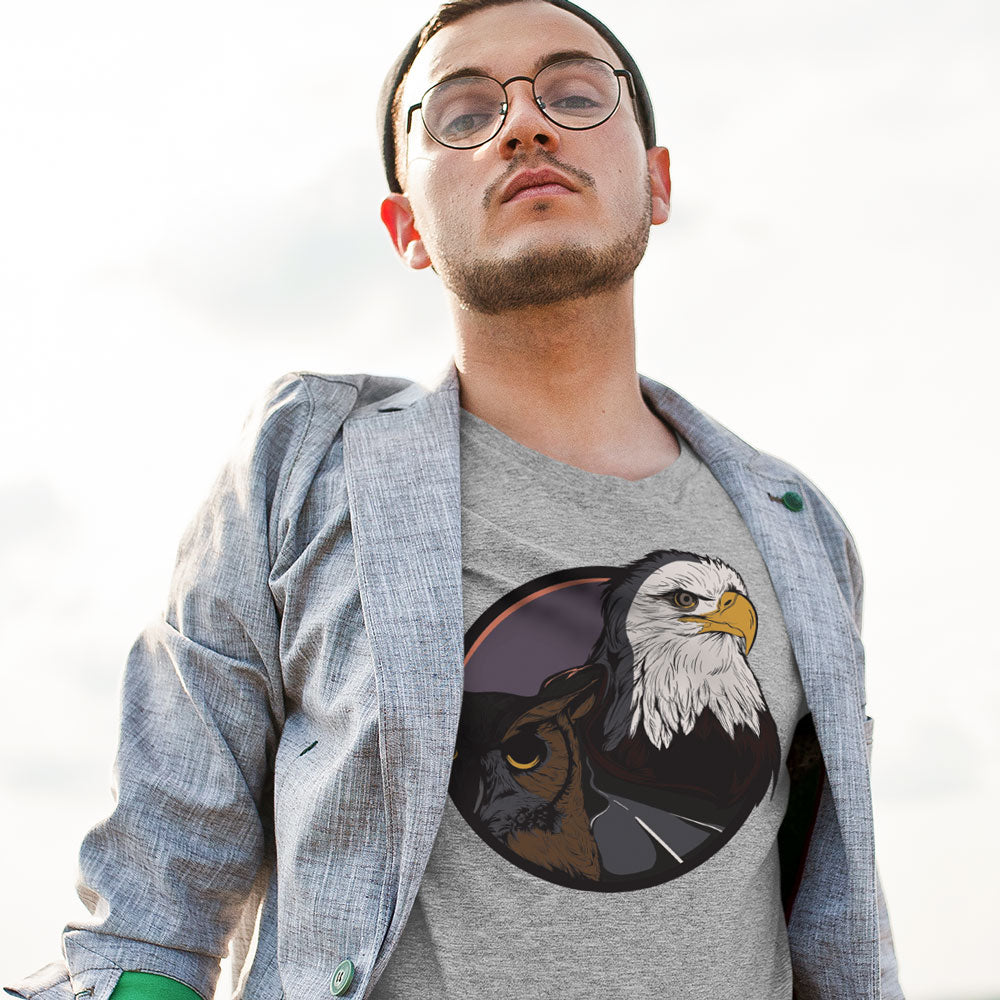 T-Shirt Eagle and Owl