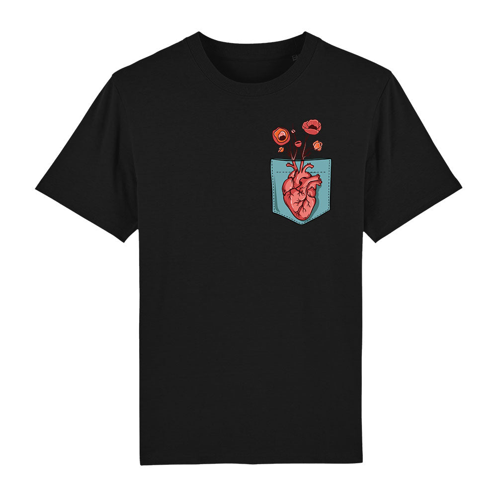 T-shirt Heart Pocket