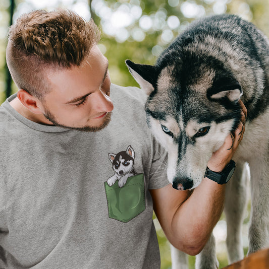 T-Shirt Husky Pocket