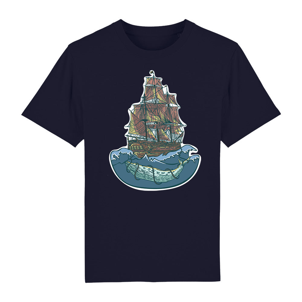 T-Shirt Whale Ship