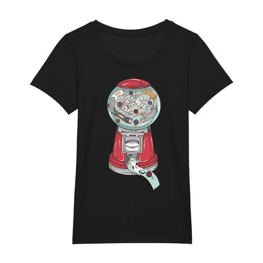 T-Shirt (w) Cat Machine