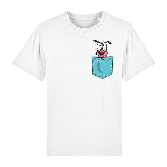 T-Shirt Courage Dog Pocket