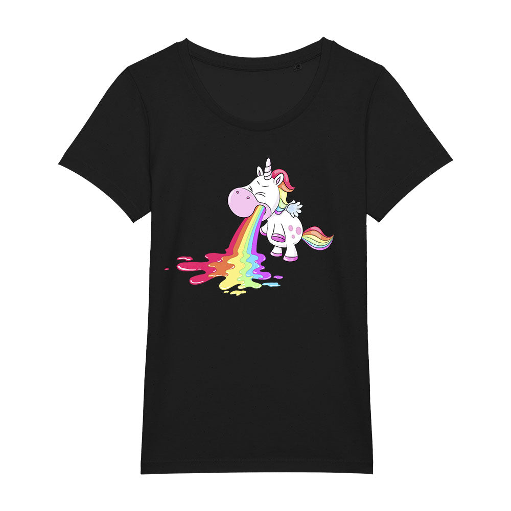 T-Shirt (w) Kotzendes Einhorn