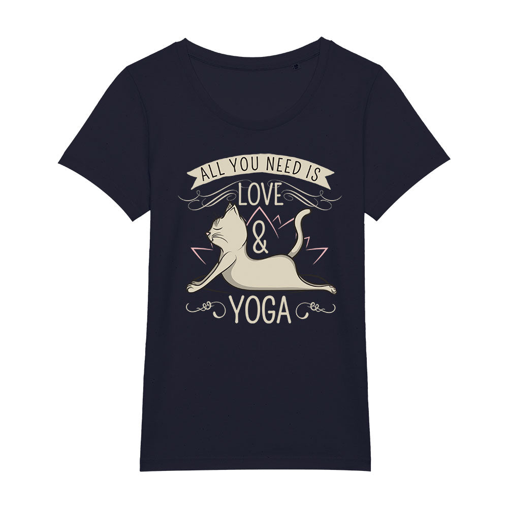 T-Shirt (w) Love and Yoga