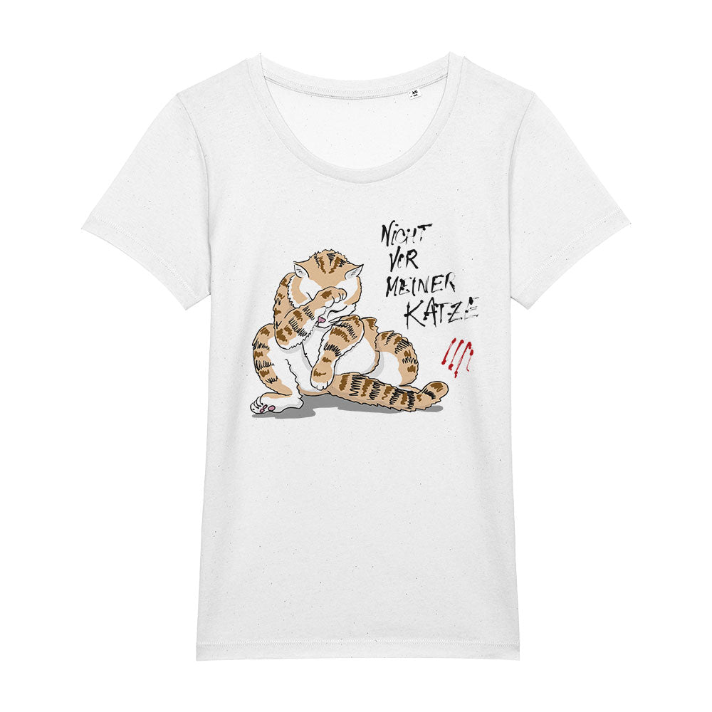 T-Shirt (w) Nicht vor meiner Katze