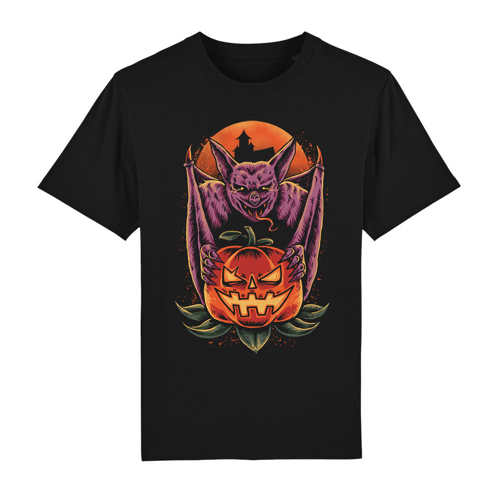 T-Shirt Bat Pumpkin