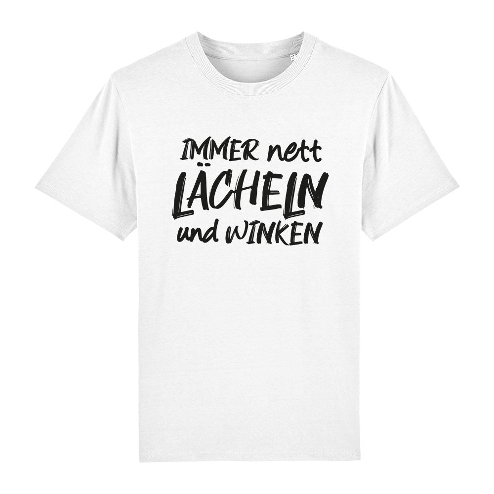 T-Shirt Nett lächeln