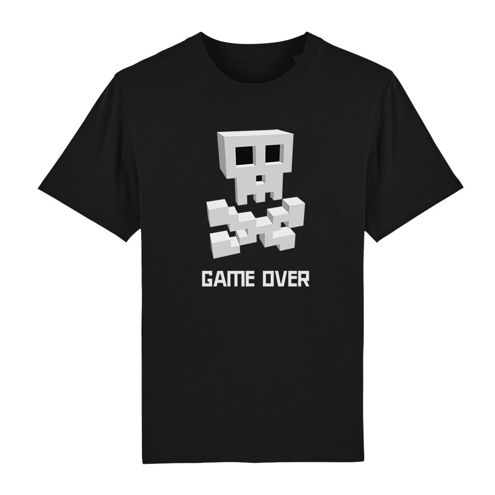 Game over 8-Bit Skull