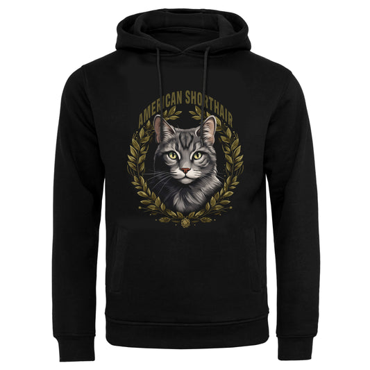 Hoodie American Shorthair black