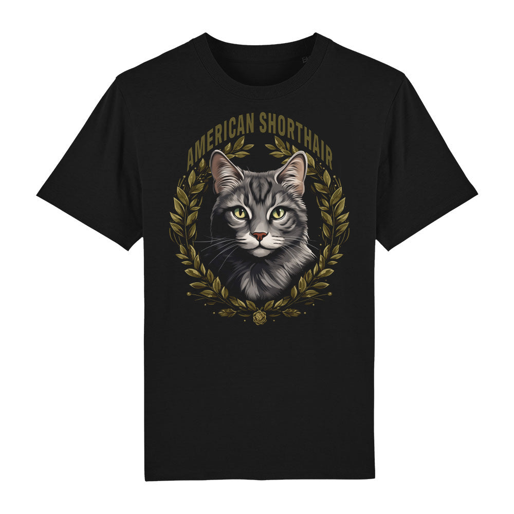 T-Shirt American Shorthair black