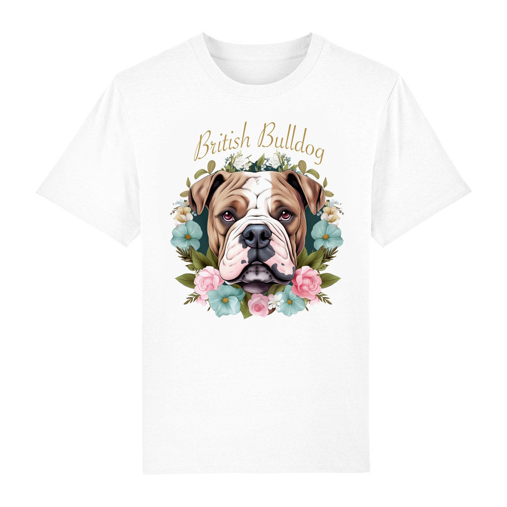 T-Shirt British Bulldog white