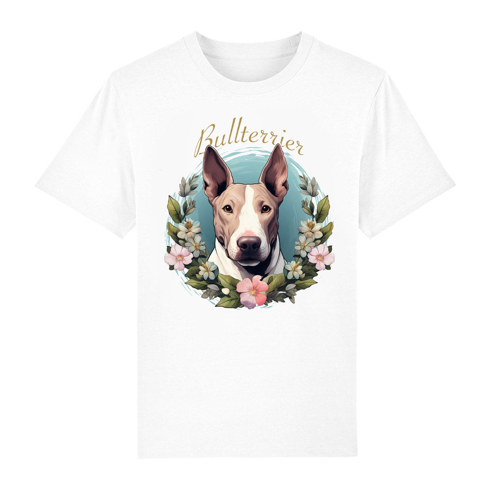 T-Shirt Bullterrier white