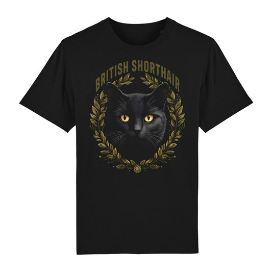 T-Shirt British Shorthair Cat black