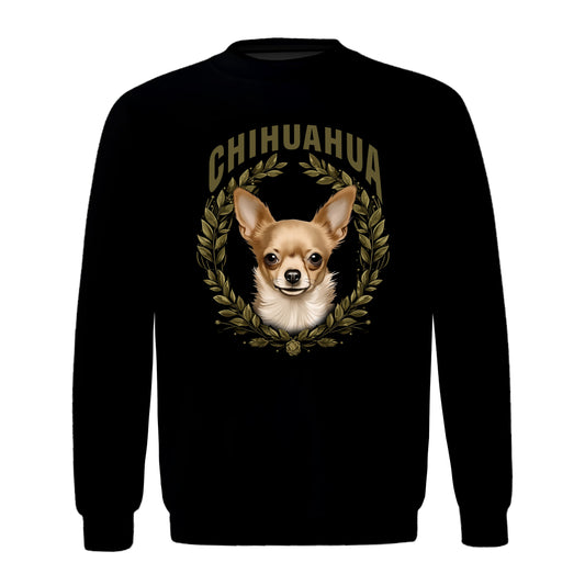 Sweatshirt Chihuahua Beige black