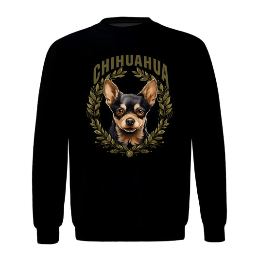 Sweatshirt Chihuahua Dark black