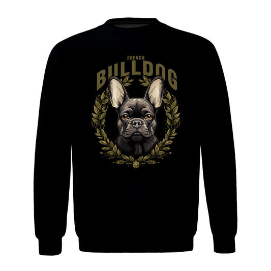 Sweatshirt French Bulldog Dark black