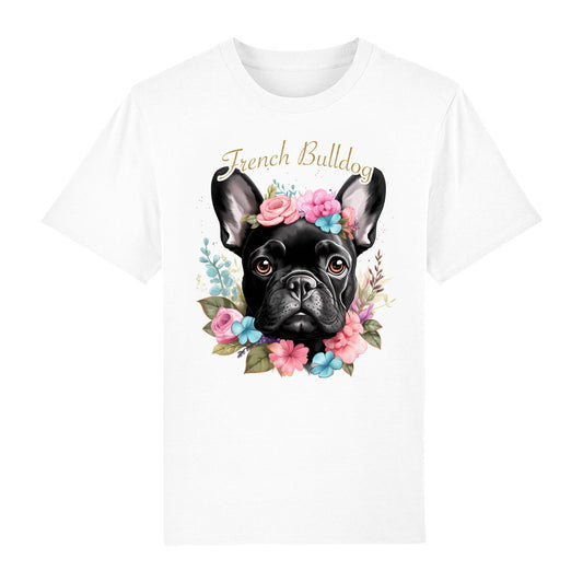 T-Shirt French Bulldog Dark white