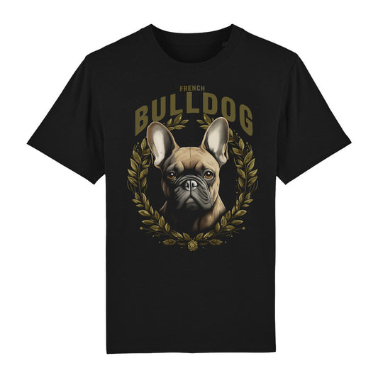 T-Shirt FrenchBulldog Beige black