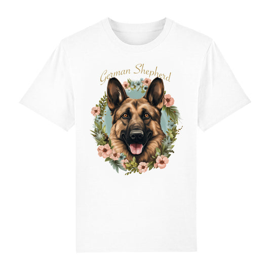 T-Shirt German Shepherd white