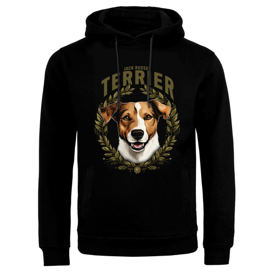 Hoodie Jack Russel Terrier Beige black