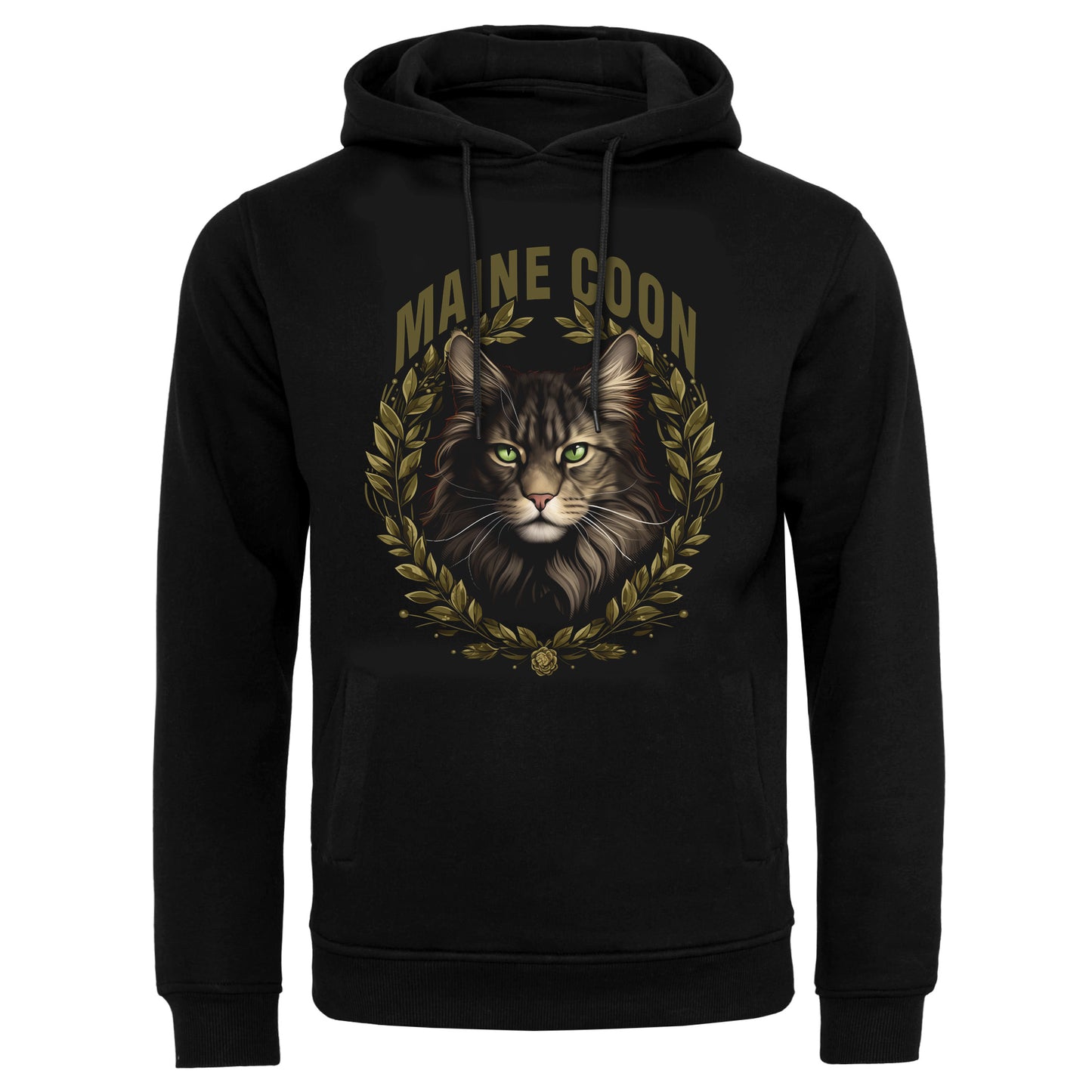 Hoodie Maine Coon Cat black