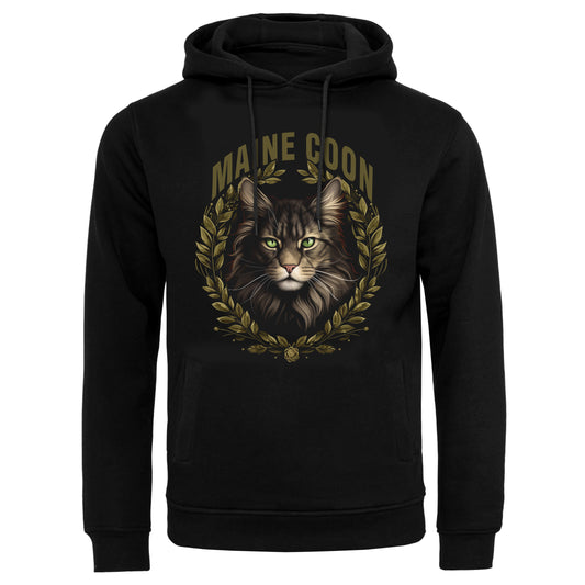 Hoodie Maine Coon Cat black