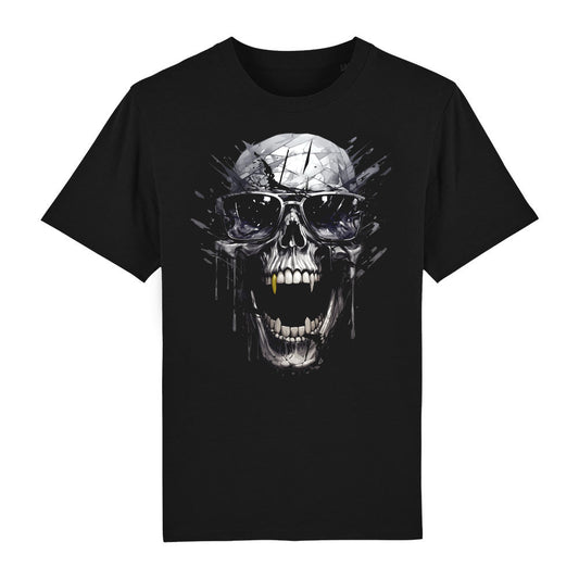 T-Shirt Night Skull black