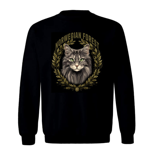 Sweatshirt Norwegian Forest Cat black