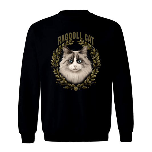 Sweatshirt Ragdoll Cat black