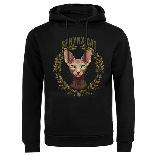 Hoodie Sphynx Cat black