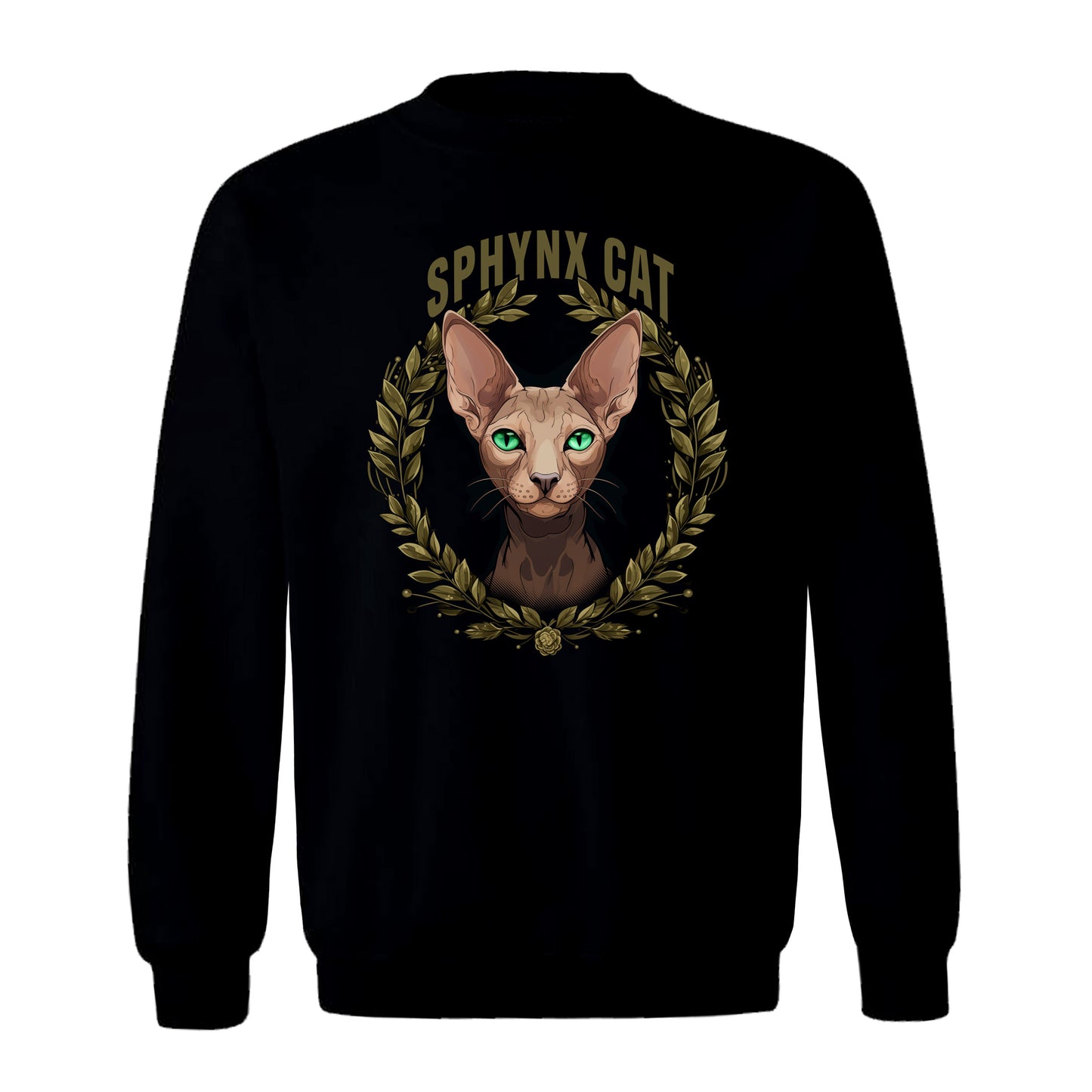 Sweatshirt Sphynx Cat black