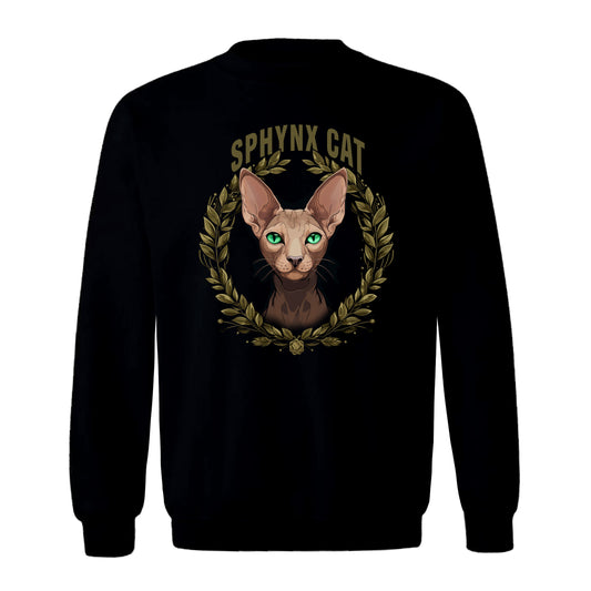 Sweatshirt Sphynx Cat black