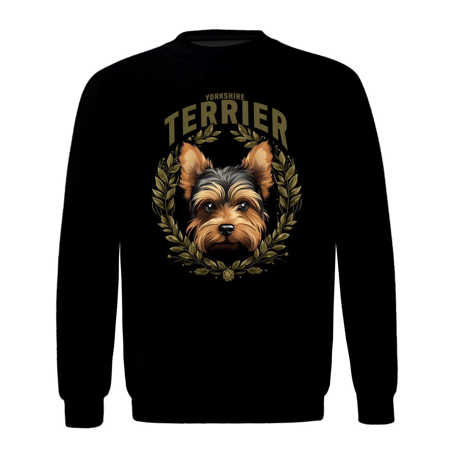 Sweatshirt Yorkshire Terrier black