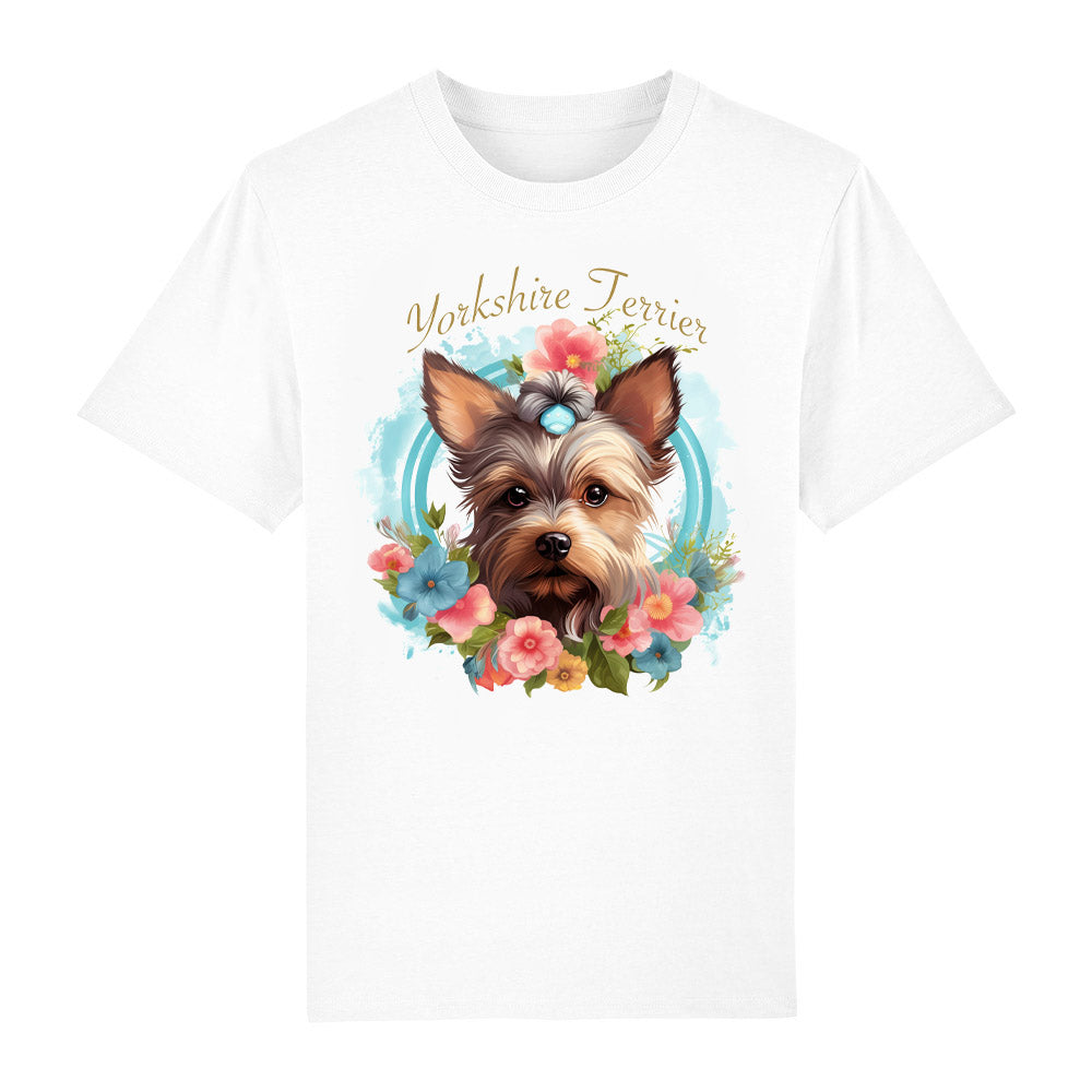 T-Shirt Yorkshire Terrier white